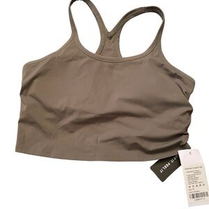 Rekita Women's Olive Green Sport Top Size 12 BNWT